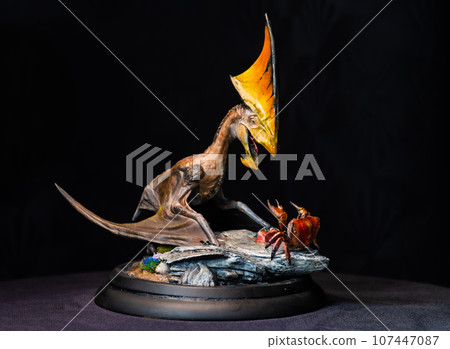 Tupandactylus dinosaur in the dark 107447087