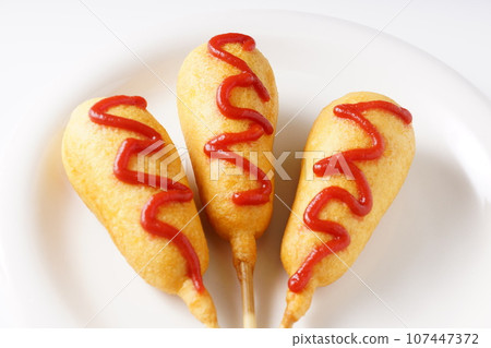 美味的玉米熱狗 美味的玉米熱狗 107447372