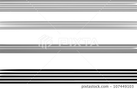 Handwritten horizontal stripe brush set Handwritten horizontal stripe brush set 107449103