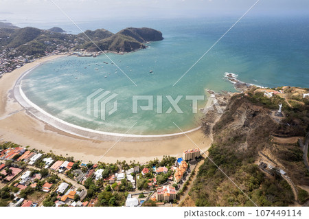 Harbour in San Juan Del Sur town Harbour in San Juan Del Sur town 107449114
