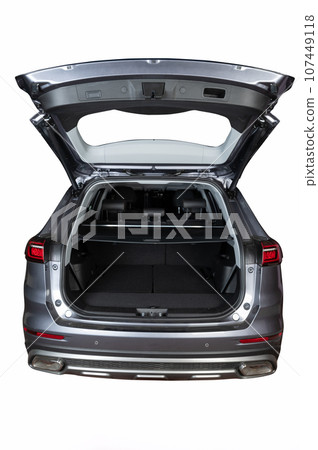 Open clean suv car trunk Open clean suv car trunk 107449118