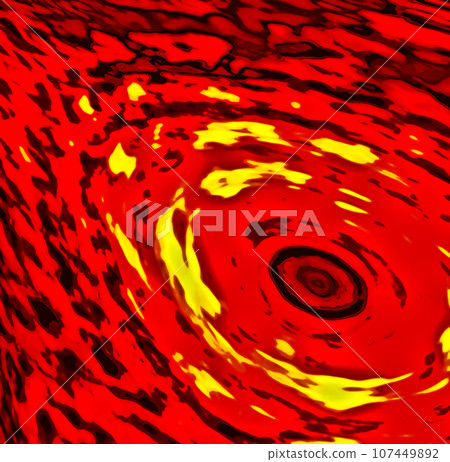 Anime Fire text flame burning hot lava explosion background. Stock