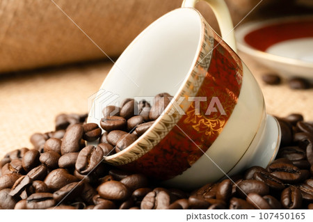 咖啡豆杯 107450165