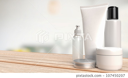 The mock up product for health and Advertising concept 3d rendering. 107450207