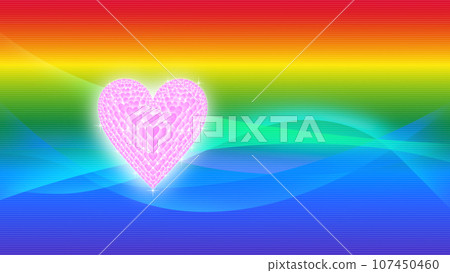 Heart background material 8K size Heart background material 8K size 107450460