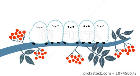 長尾飛蛾停留在羅文樹上的插圖 長尾飛蛾停留在羅文樹上的插圖 107450572