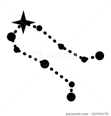 雙子座星座,向量星座圖標 雙子座星座,向量星座圖標 107450779