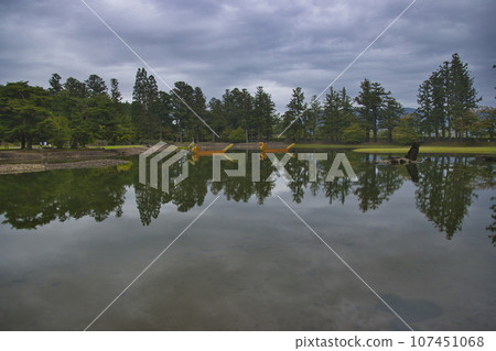 世界遺產 毛越寺 大泉池 龍頭菸草船 岩手縣平泉町 世界遺產 毛越寺 大泉池 龍頭菸草船 岩手縣平泉町 107451068