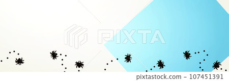 Halloween black spiders 107451391