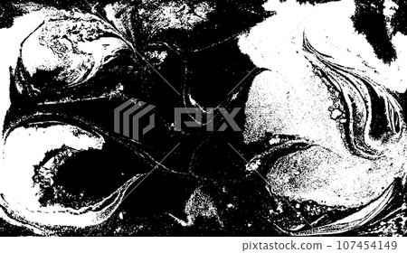 Abstract Marble Black and White Grunge Texture. Abstract Marble Black and White Grunge Texture. 107454149
