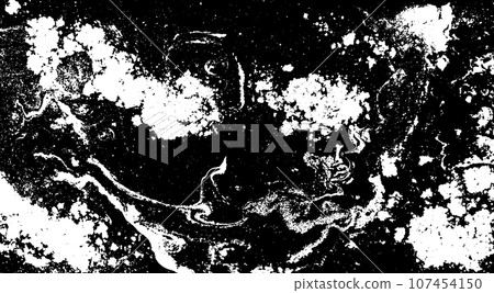 Abstract Marble Black and White Grunge Texture. Abstract Marble Black and White Grunge Texture. 107454150