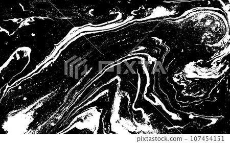 Abstract Marble Black and White Grunge Texture. Abstract Marble Black and White Grunge Texture. 107454151