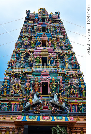 Kuala Lumpur, Malaysia - 28 August 2023 Sri Mahamariamman Temple 107454453