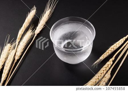 Wheat distilled spirit 107455858