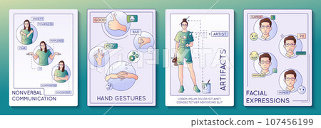 Communication Types Vertical Compositions 107456199