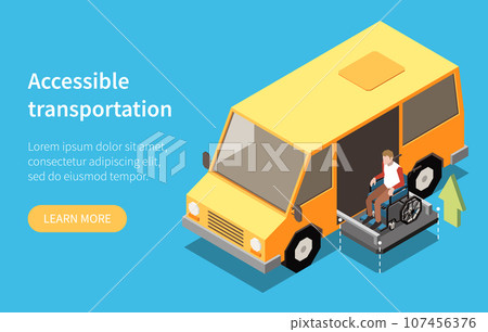 Accessibility Isometric Concept 107456376