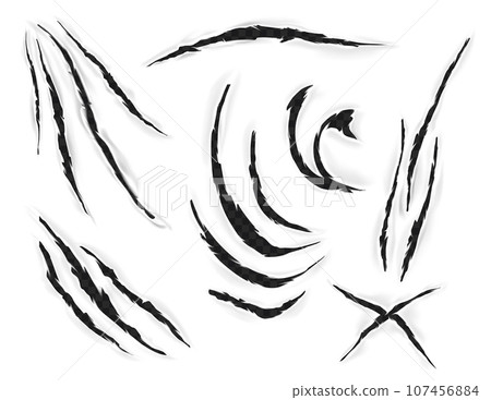 Claw Scratches Black Set Claw Scratches Black Set 107456884
