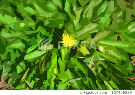 yellow flowers with green leaves 107456889