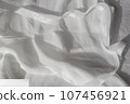 lace ribbon on cloth 107456921