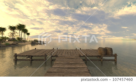 A village at the tip of the island A village at the tip of the island 107457460