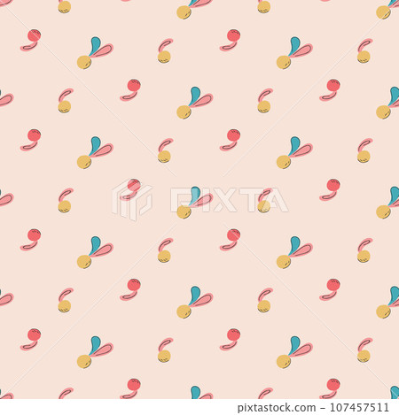 Vegetables and fruits. Harvesting. Seamless illustration. For textiles, wallpaper or paper Vegetables and fruits. Harvesting. Seamless illustration. For textiles, wallpaper or paper 107457511