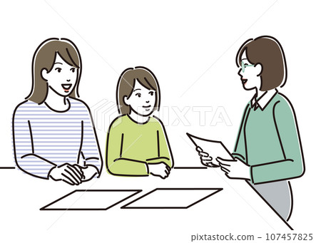 Image of three-way interview 107457825