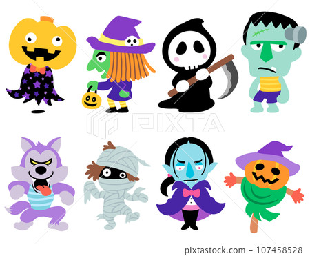 Halloween monster - Stock Illustration [107458528] - PIXTA