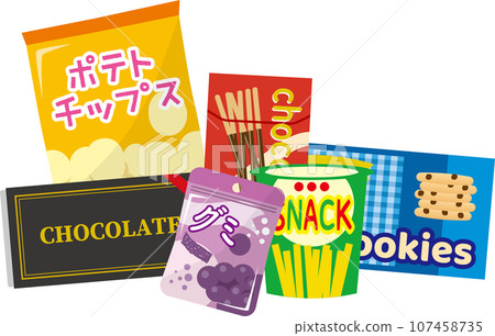 什錦休閒食品圖像插圖 什錦休閒食品圖像插圖 107458735