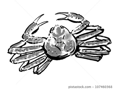 Snow crab-monochrome 107460368
