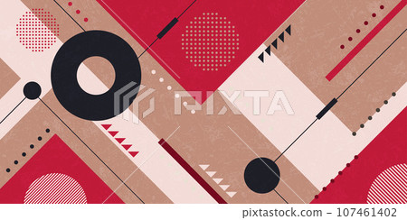 Geometric background, vector illustration. Modern abstract background. 107461402