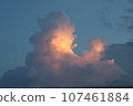 Sunset Sky and Ice Cloud 107461884