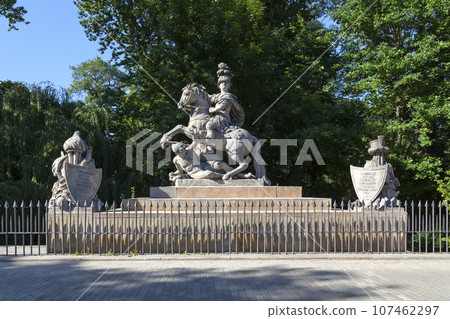 King Sobieski Monument in Warsaw 107462297