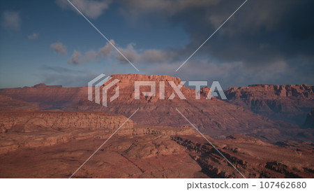 Scenic view of sunrise in Grand Canyon national park 107462680