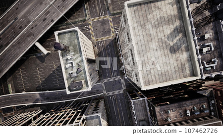 A bird's eye view of downtown 107462726