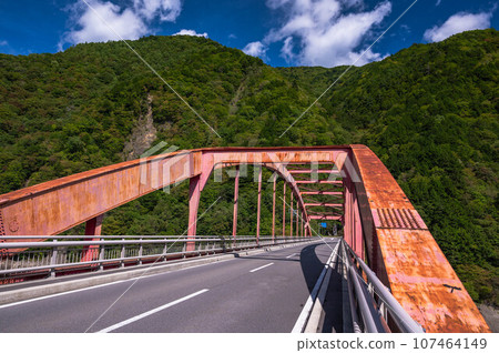 Maekawato Ohashi Bridge in clear autumn weather Maekawato Ohashi Bridge in clear autumn weather 107464149