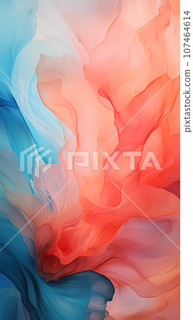 手绘唯美的水墨抽象纹理背景素材 107464614