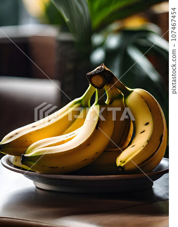 Hyper realistic bananas long shot neutral color 107467454