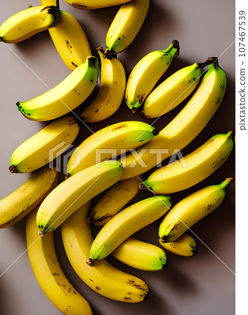 Realistic bananas cozy kitchen warm lighting 107467539