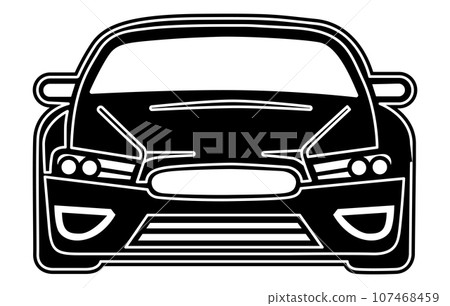 Vehicle Car Silhouette. Vehicle car Silhouette vector. 107468459