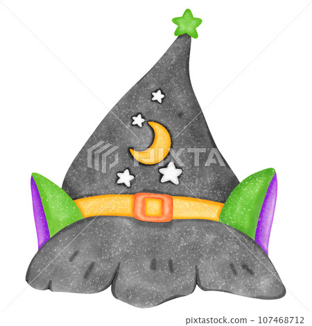 Witch hat Halloween costume  107468712