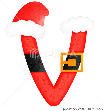 Alphabet santa claus  107469277