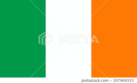 Ireland National Flag. National Ireland flag. Flag of Ireland Vector graphics 107469333