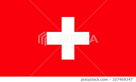 Switzerland National Flag. National Switzerland flag. Flag of Switzerland. Swiss Flag Vector  107469347