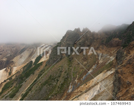 從十字路口看到的十勝岳 107469943