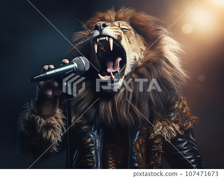 獅子歌手形象 107471673