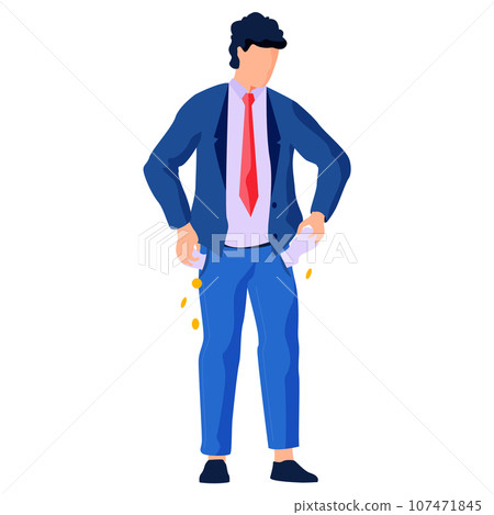Frustrated businessman turning out empty pockets. Financial troubles. No money. Bankruptcy, poverty, economic crisis. Upset broke business man, unemployment, moneyless person, credit problem Frustrated businessman turning out empty pockets. Financial troubles. No money. Bankruptcy, poverty, economic crisis. Upset broke business man, unemployment, moneyless person, credit problem 107471845