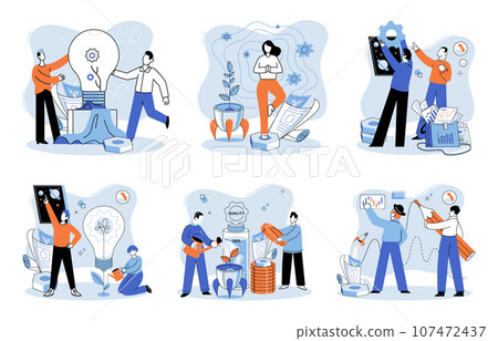Successful project launch. Vector illustration. A development project idea, catalyst for revolutionary change Project launch management, backbone of seamless project execution Successful project launch. Vector illustration. A development project idea, catalyst for revolutionary change Project launch management, backbone of seamless project execution 107472437