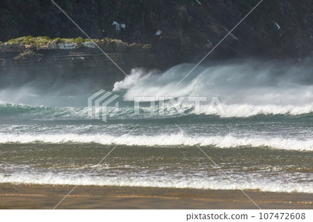 Stormy Waves Breaking Stormy Waves Breaking 107472608