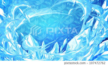 Ice slash effect background_16:9 107472762