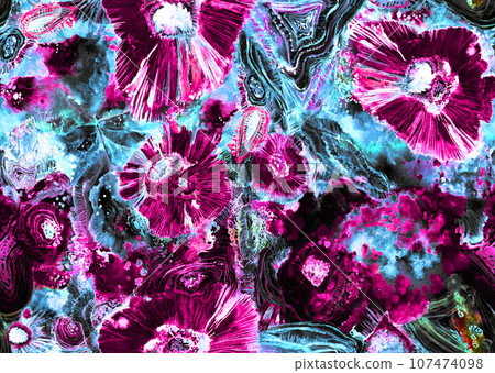 Seamless organic abstract textured pattern painted in watercolor Seamless organic abstract textured pattern painted in watercolor 107474098